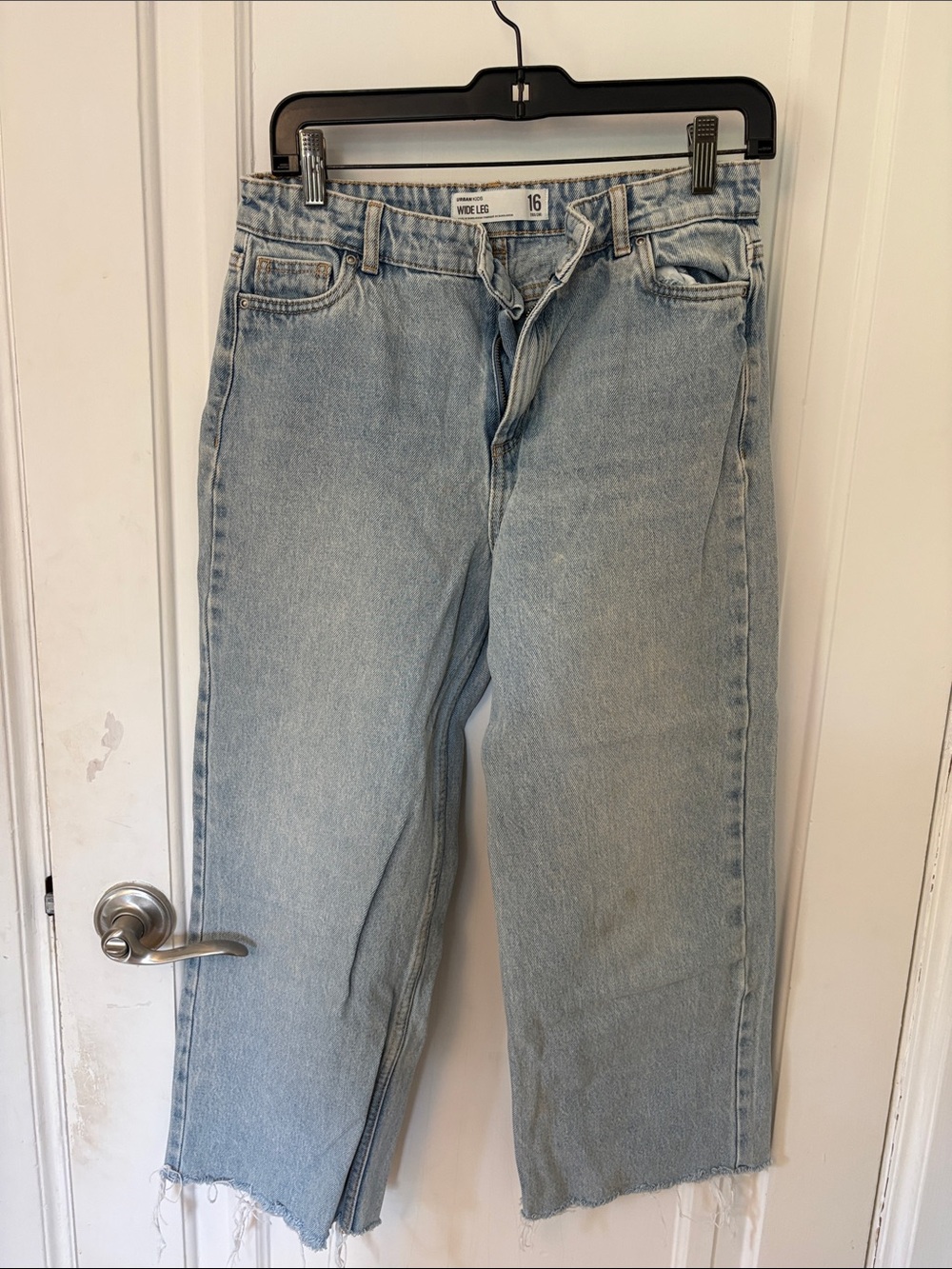 Urban Outfitters Light Blue Wide Leg Jeans